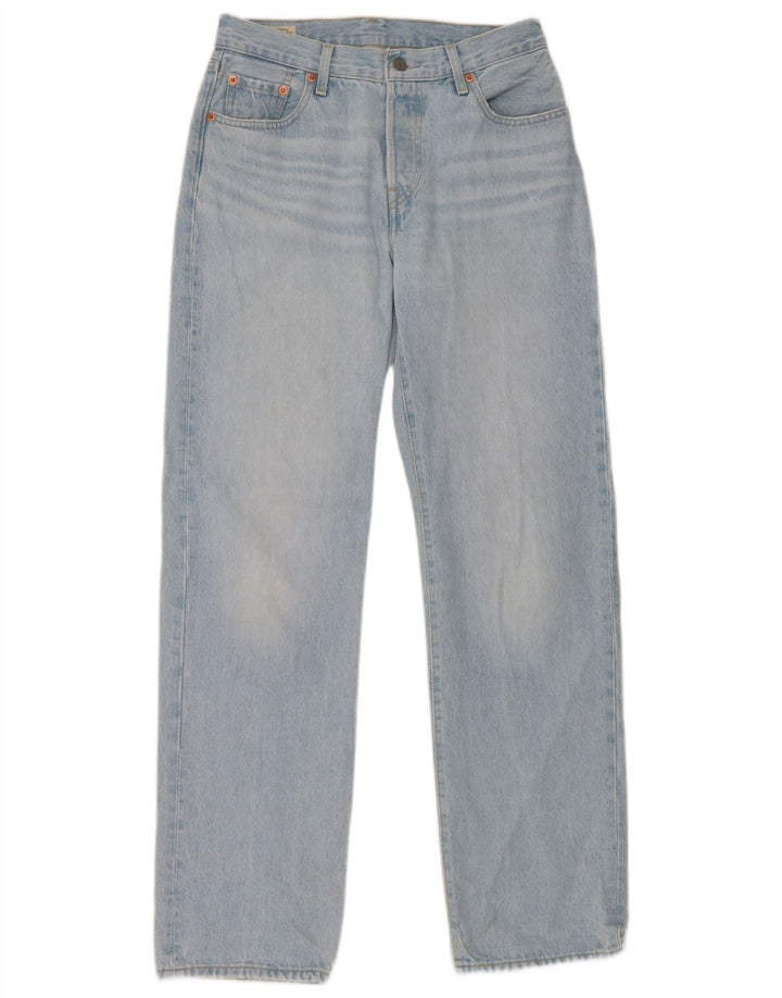Damskie jeansy Levi's 501 Straight W25 L32 Niebieskie bawełniane