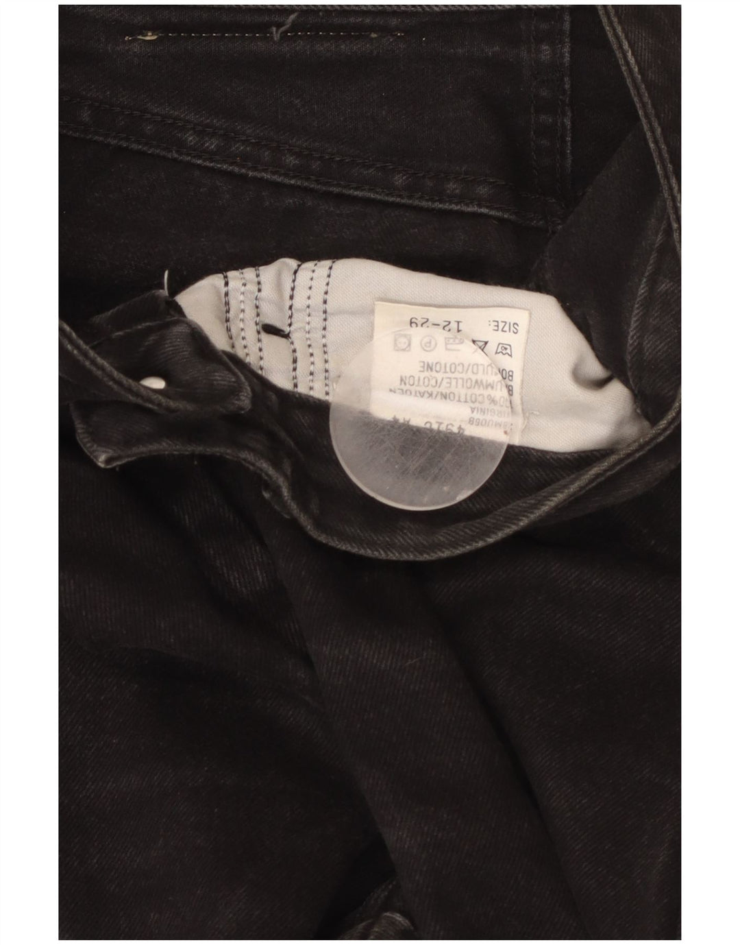 Damskie jeansy z wysokim stanem LEE US 12 Large W29 L29 Czarna bawełna