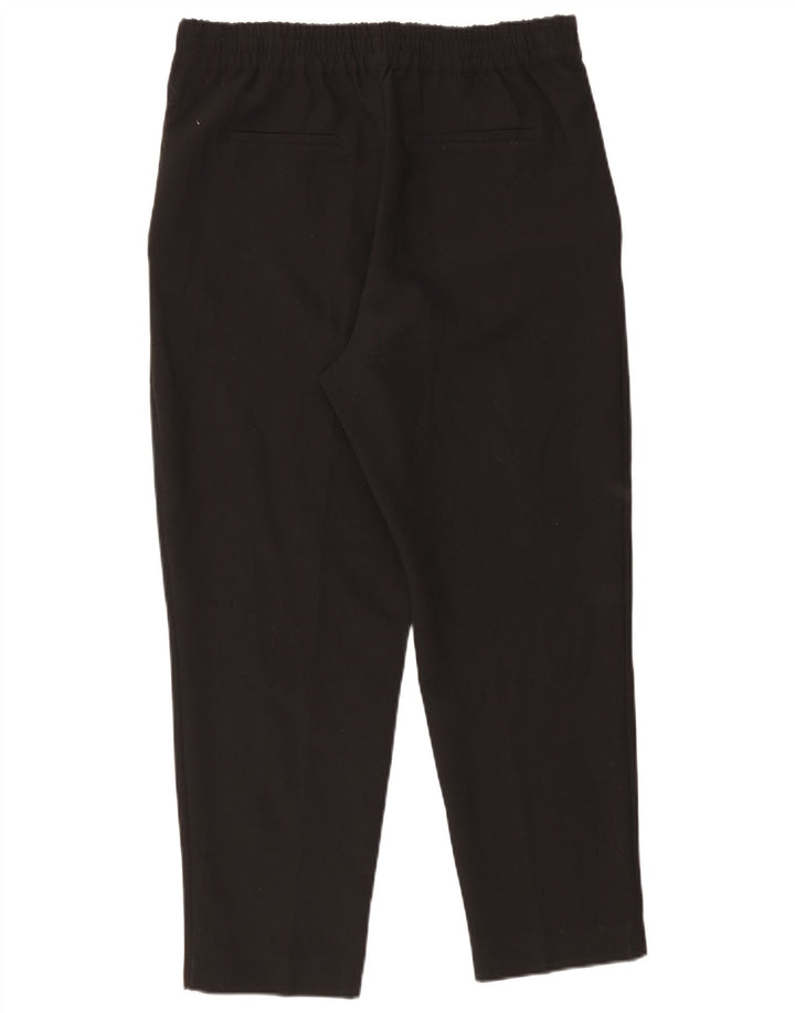 Damskie zwężane spodnie chino Zara, duże W33 L27, czarny poliester
