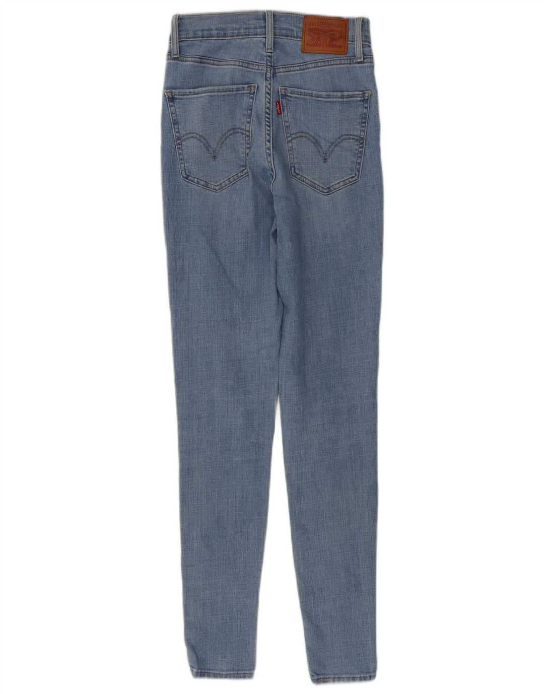 Damskie jeansy LEVI'S Mile High Super Skinny W25 L30 Niebieskie bawełniane