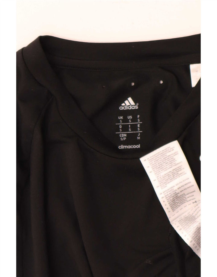Adidas Męska koszulka Climacool Top, mała, czarna, z poliestru