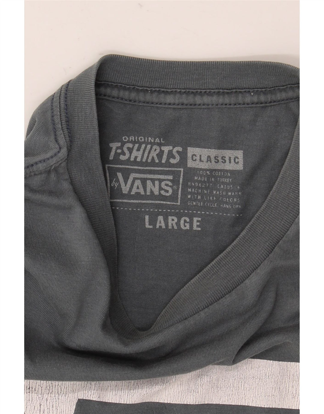 Męski T-shirt Vans Classic Graphic, duży, szary