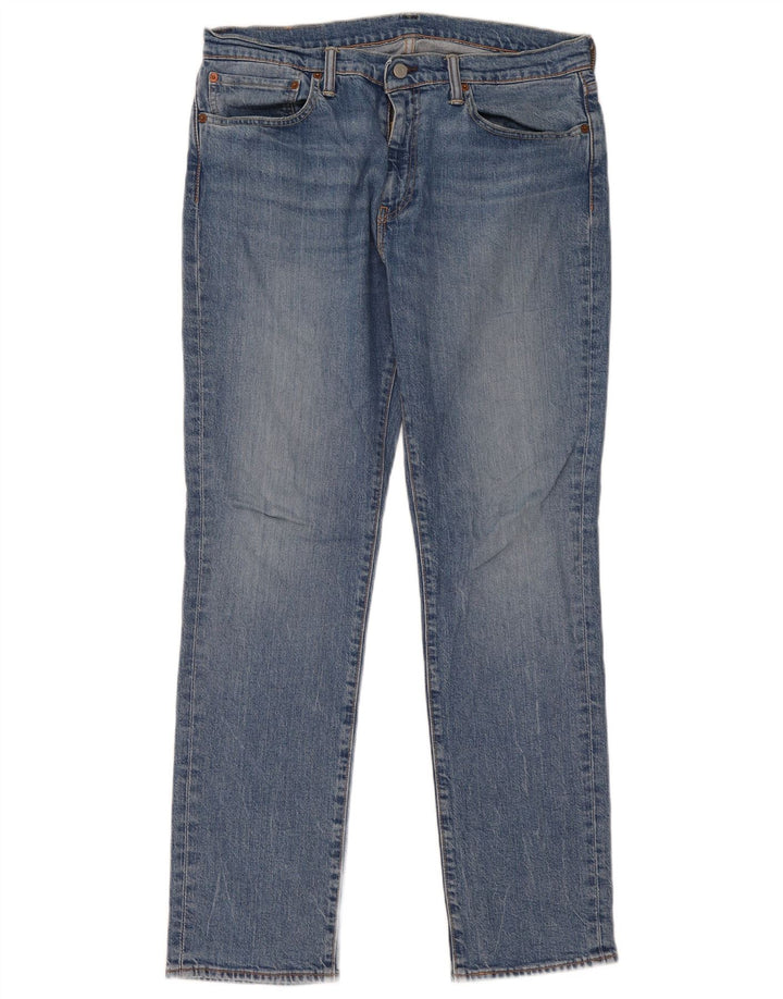Męskie jeansy Levi's 511 Slim W34 L32 Niebieska bawełna