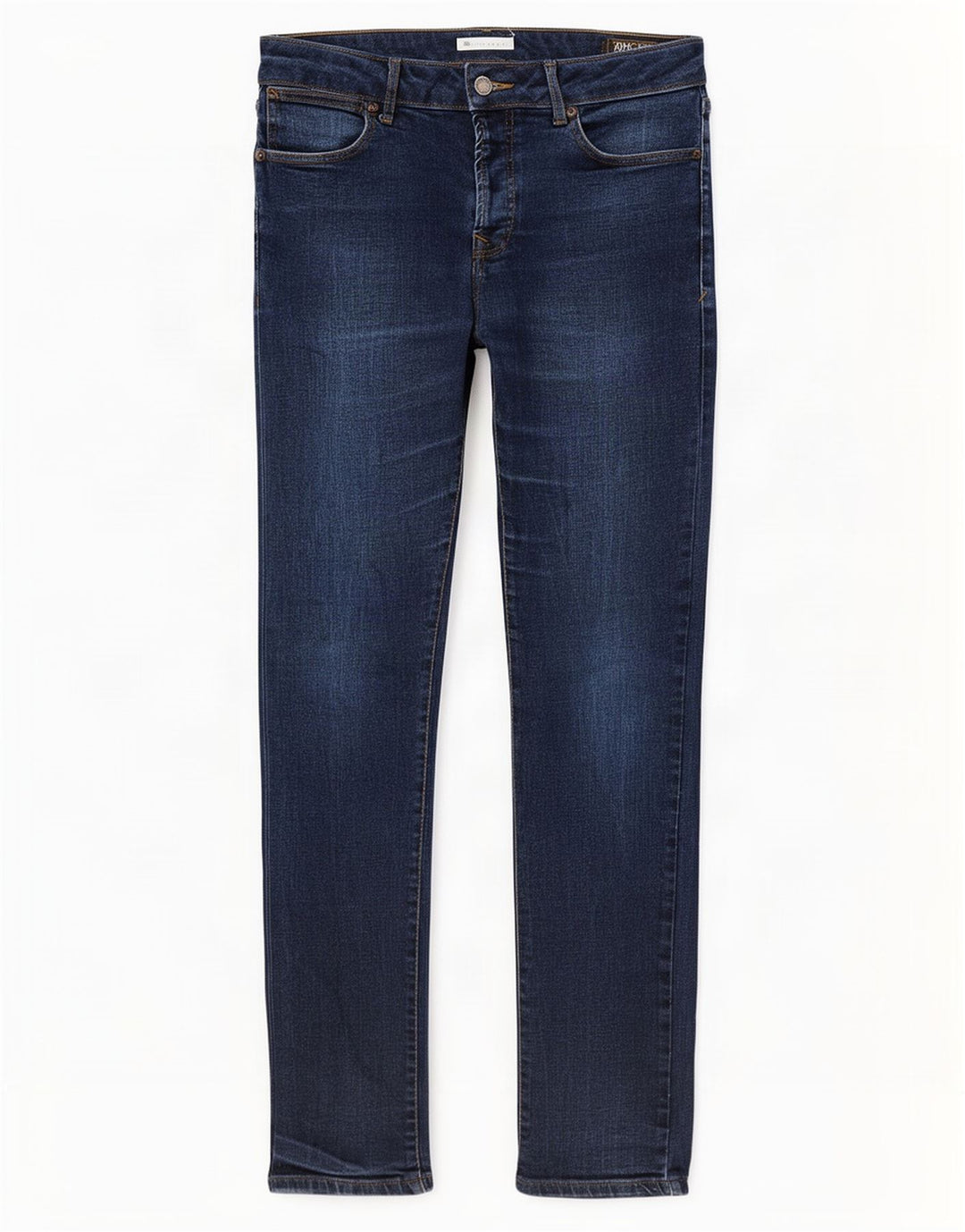 Męskie jeansy slim fit Topman W32 L32 Granatowa bawełna