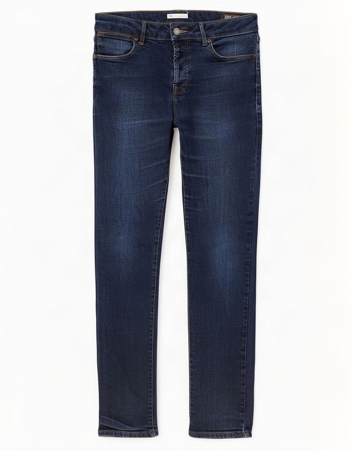 Męskie jeansy slim fit Topman W32 L32 Granatowa bawełna