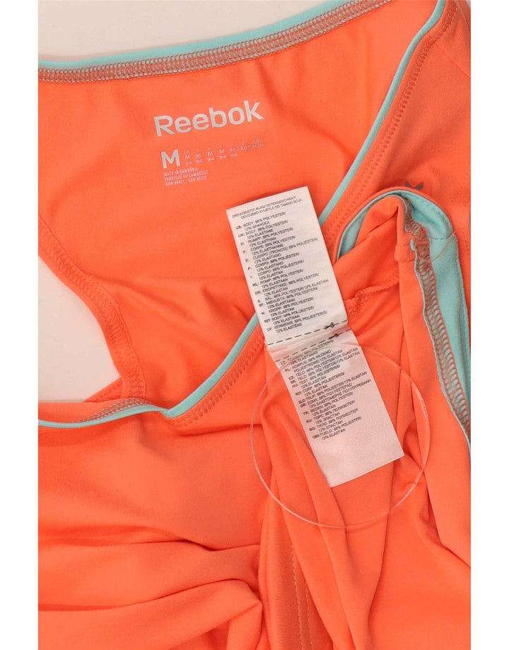 Damska kamizelka Reebok Top UK 12/14 Średni pomarańczowy poliester