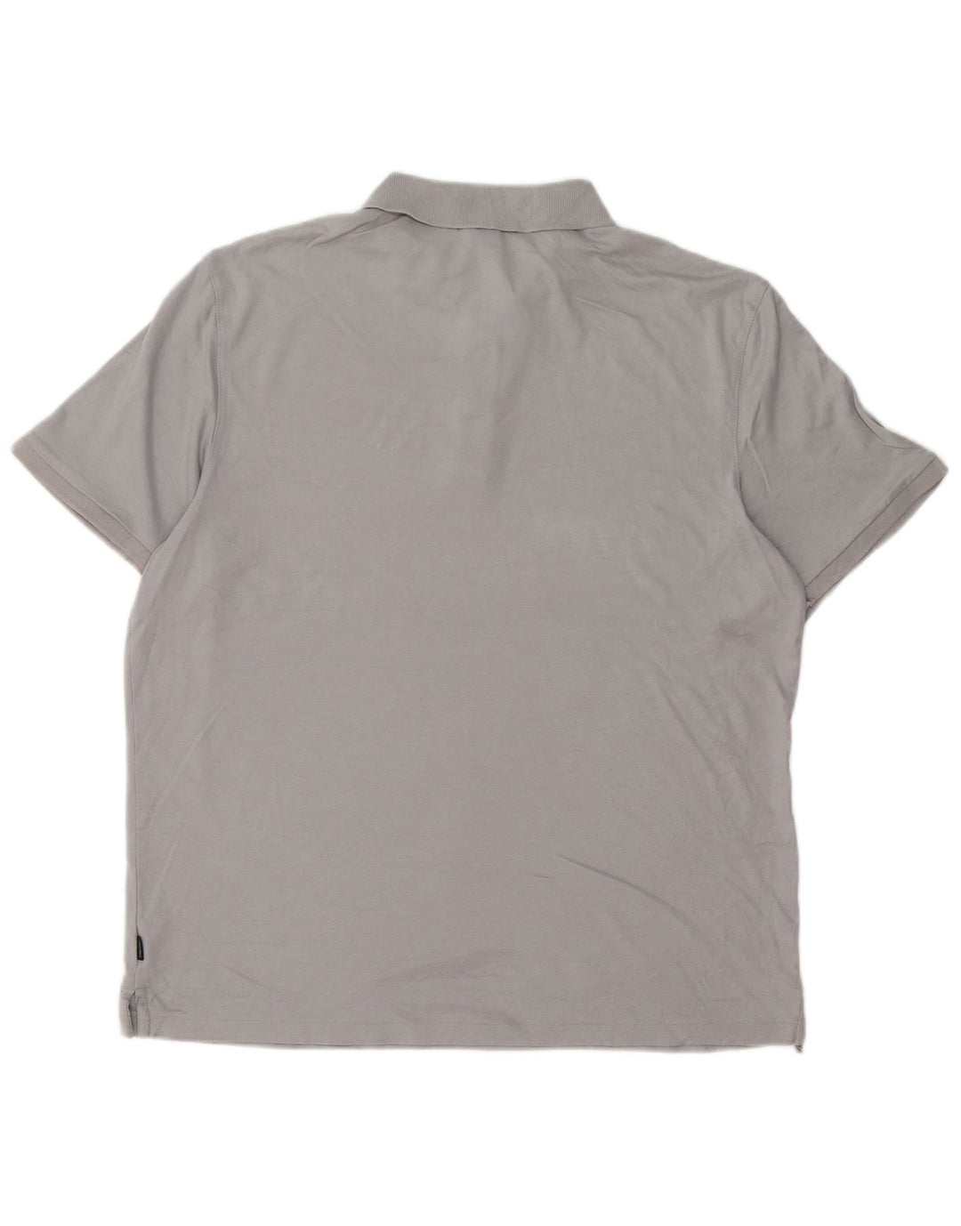 Męska koszulka polo CALVIN KLEIN, duża, szara, bawełniana