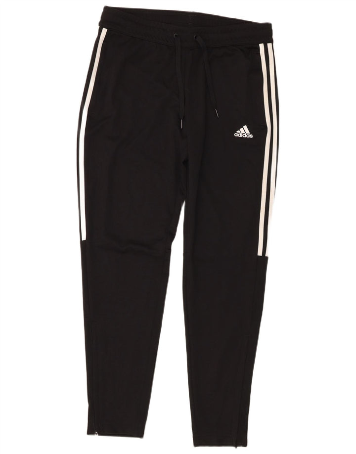 Damskie spodnie dresowe Adidas Aeroready UK 14, średni czarny poliester