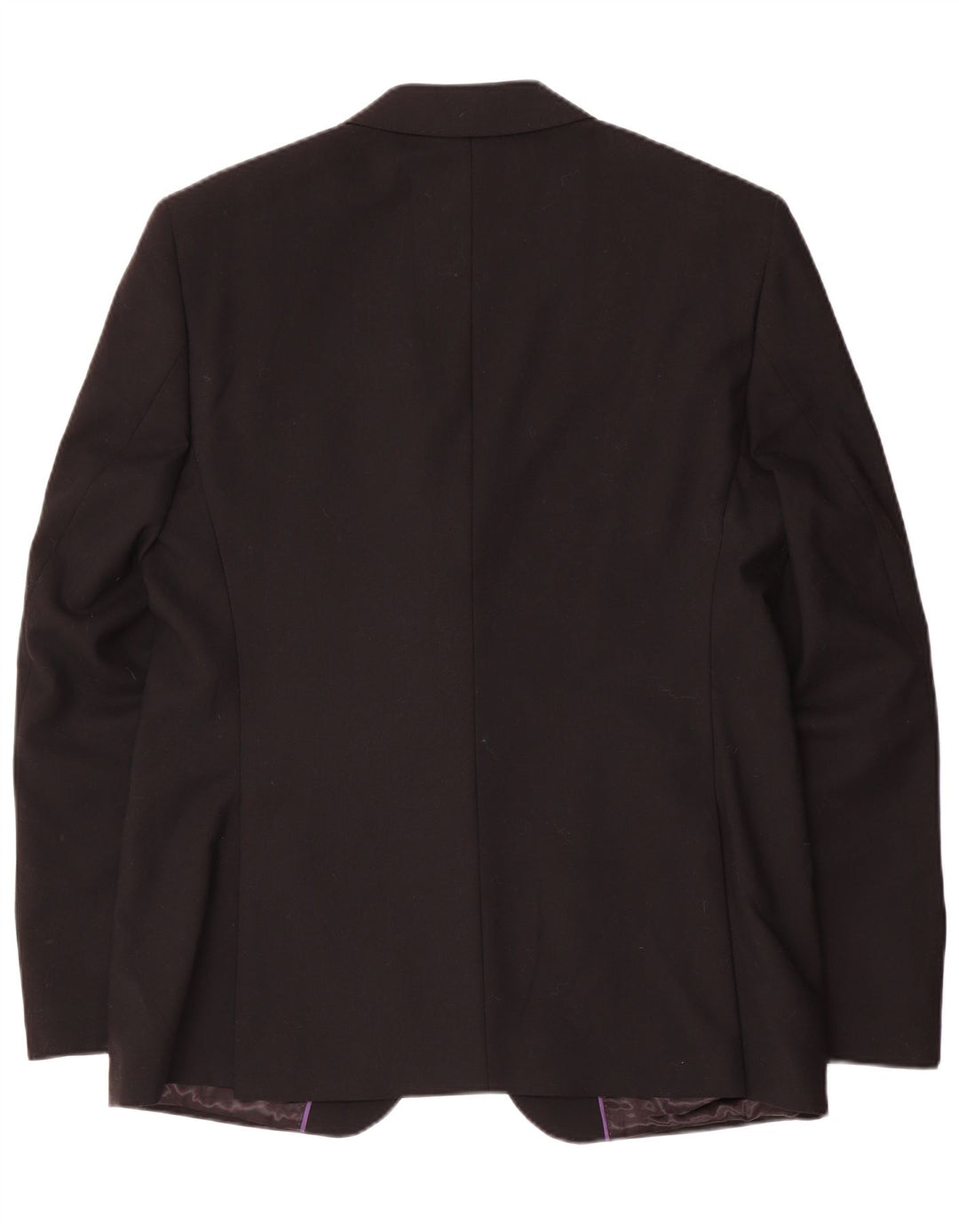 Marks & Spencer Mens Tailored Fit 2 Button Blazer Jacket UK 42 Large Black