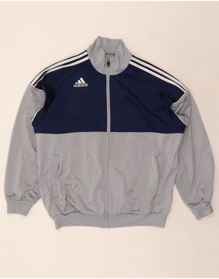 Męska kurtka dresowa Adidas XL w kolorze szarym