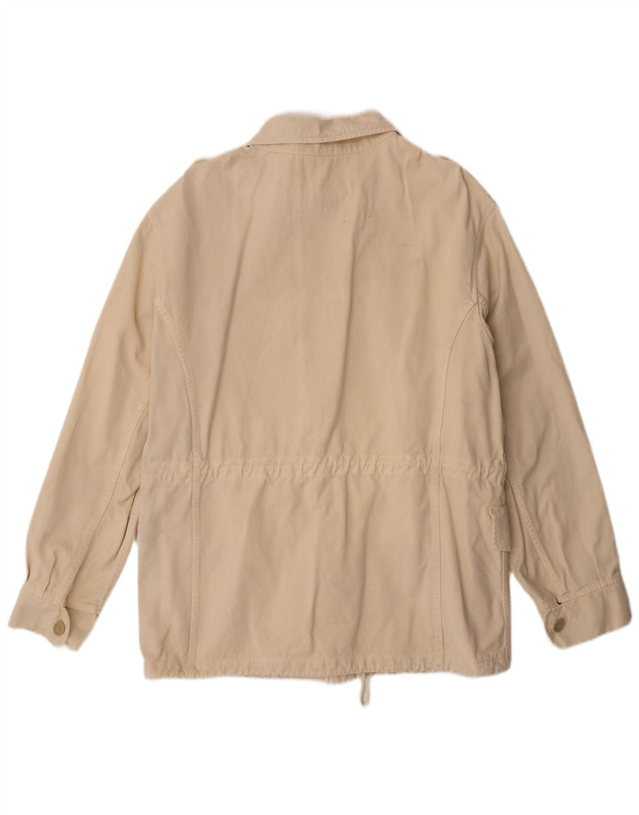 Męska kurtka wojskowa VINTAGE UK 36 Small, beżowa, bawełniana