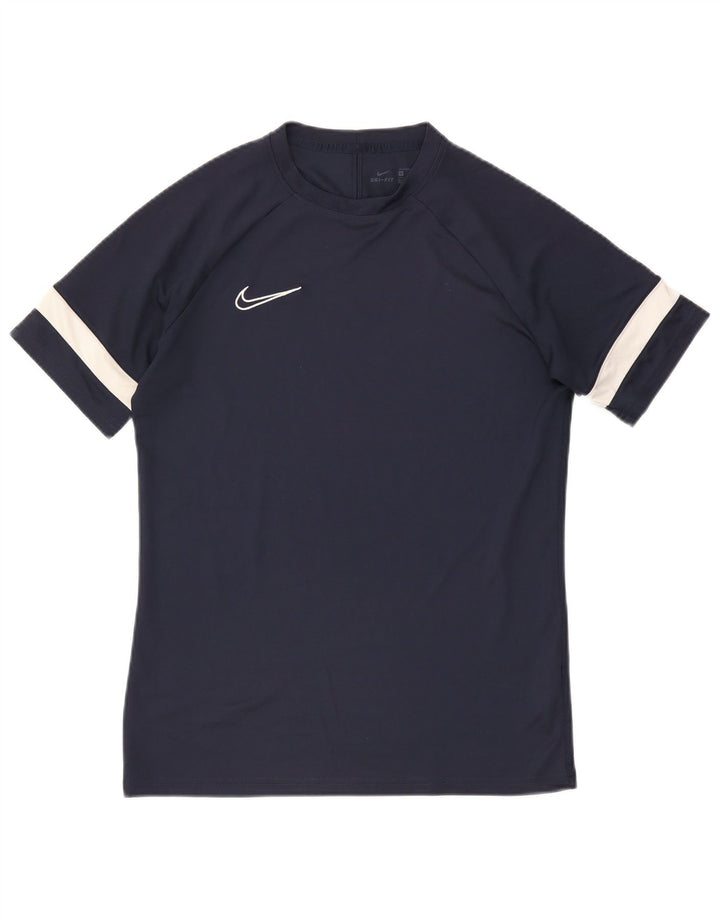 T-shirt męski Nike Dri Fit, średni granatowy kolor, blok