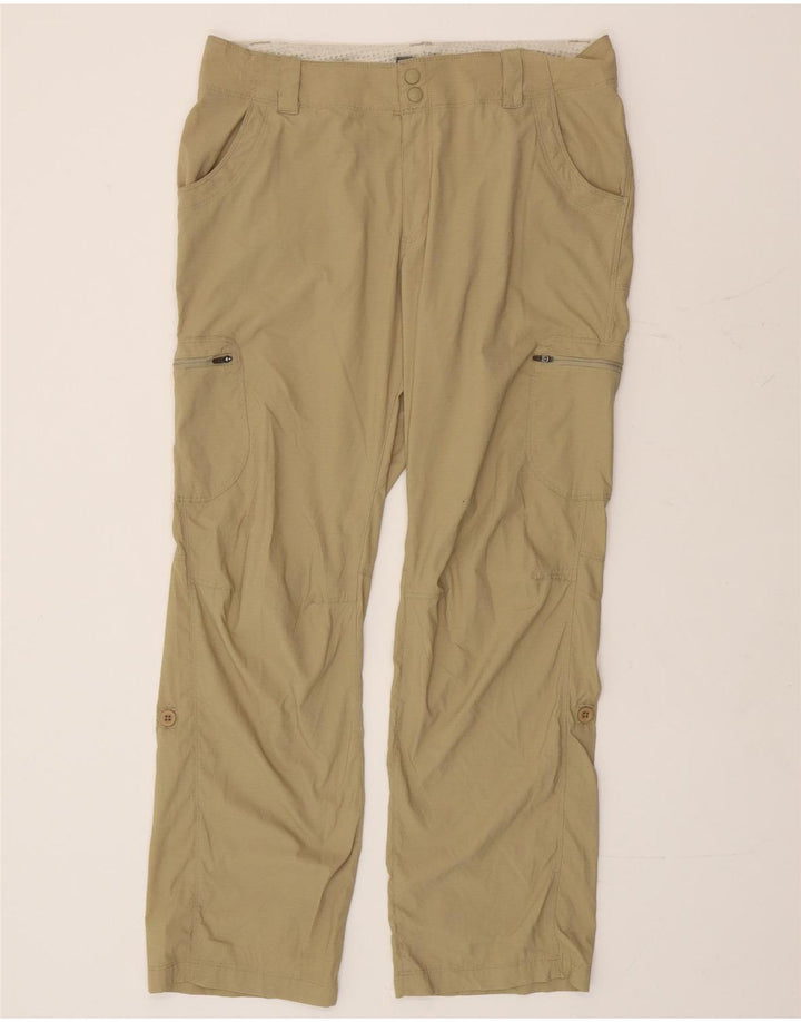 Damskie proste spodnie cargo L.L.Bean W34 L30 Khaki Nylon