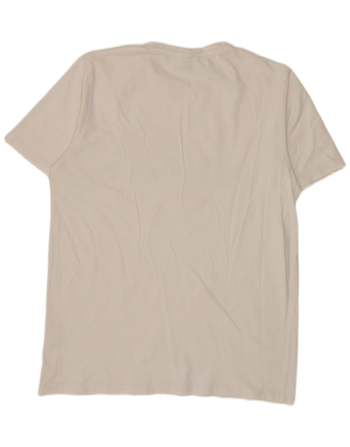 Męski T-shirt z grafiką Ellesse, duży, biały