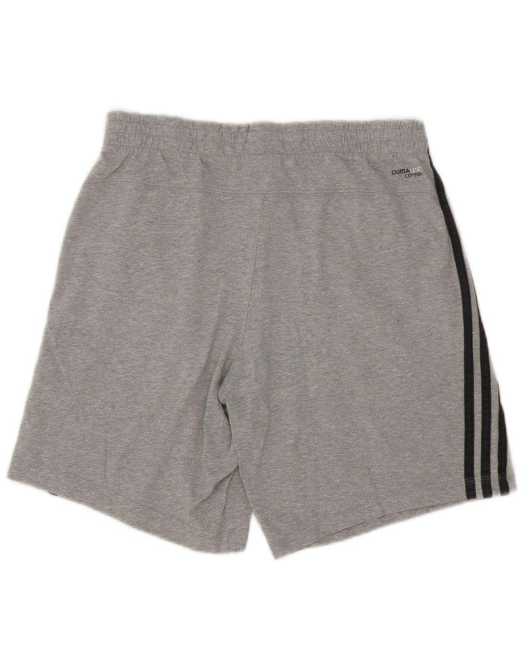 Męskie spodenki sportowe Adidas Climalite, małe, szare, bawełniane