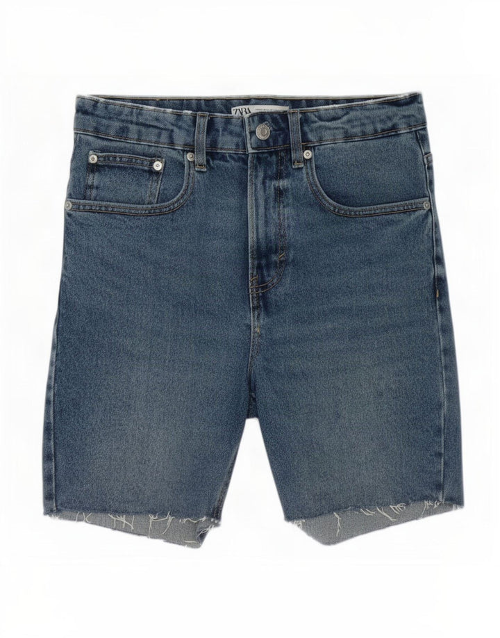 Męskie spodenki jeansowe Zara EU 38 Small W30 Niebieskie
