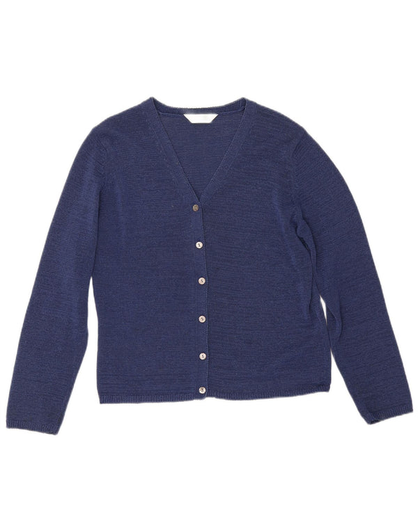 Sweter damski Marks & Spencer Crop Cardigan UK 14, duży, granatowy