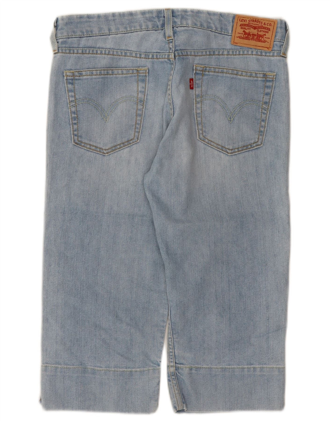 Damskie spodenki jeansowe Levi's Bermudy US 9 Medium W32 Blue Ramie