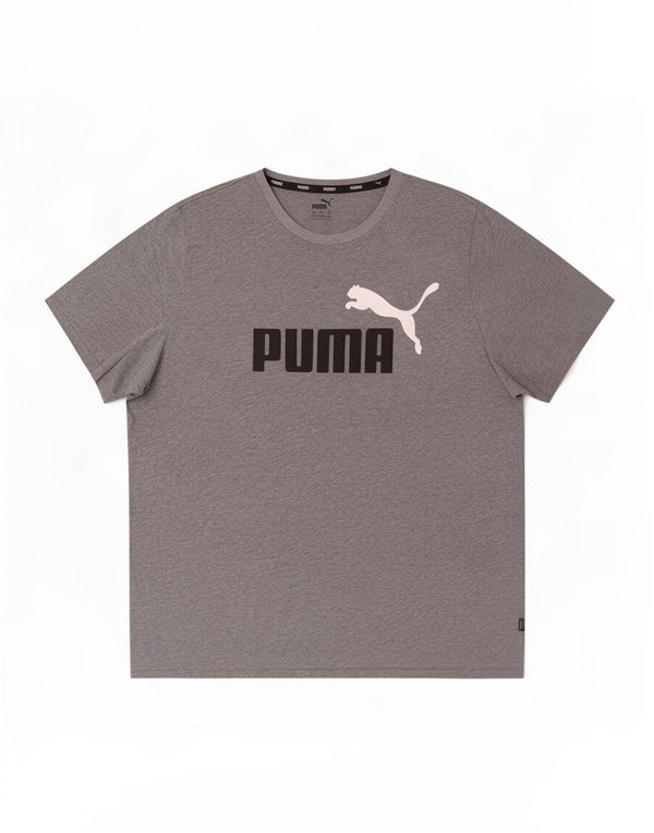 Męska koszulka z grafiką Puma Top 2XL, szara bawełna