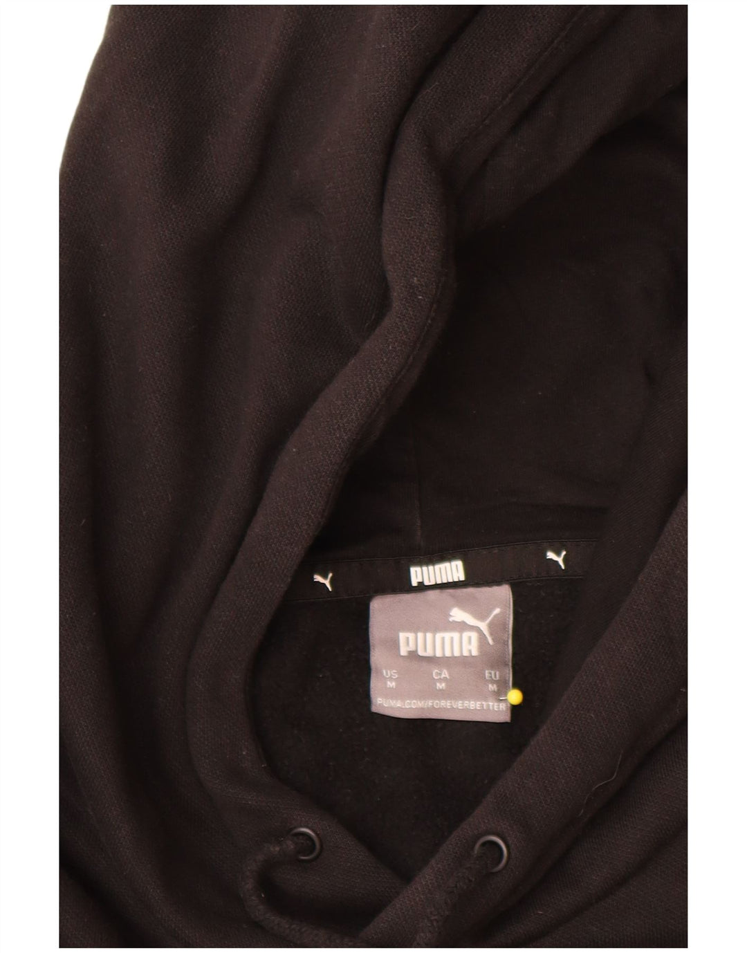 Męski sweter z kapturem Puma z grafiką, średni czarny, bawełniany