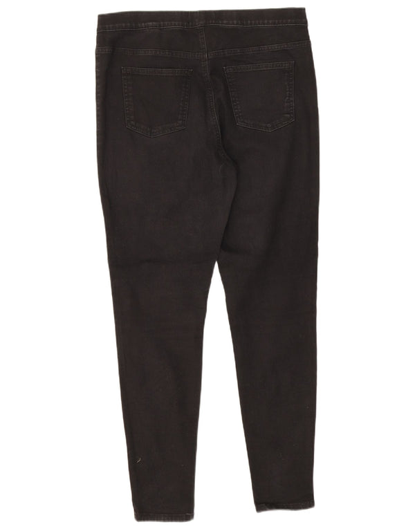 Marks & Spencer Damskie jeansy skinny z wysokim stanem UK 14, duże, W31 L27, czarne