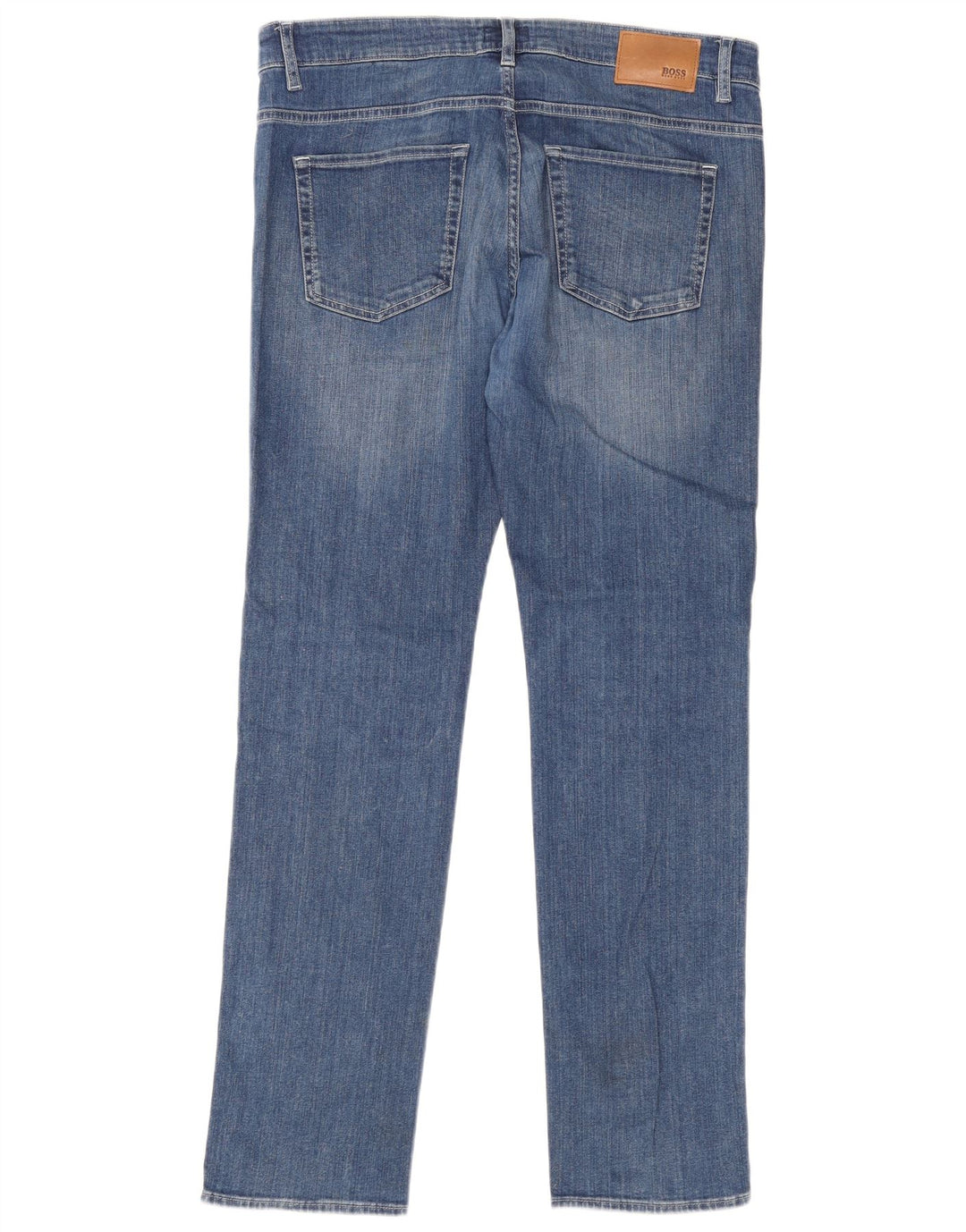 Męskie jeansy slim Hugo Boss W34 L32 Niebieskie bawełniane