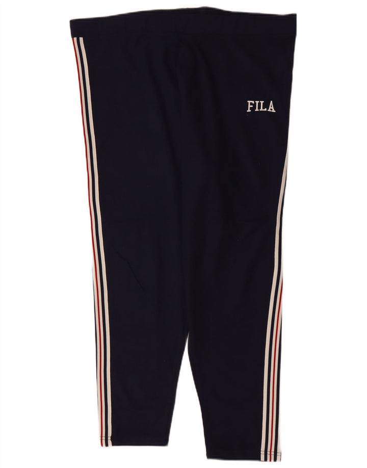 Legginsy Damskie Fila UK 24 4XL Granatowe