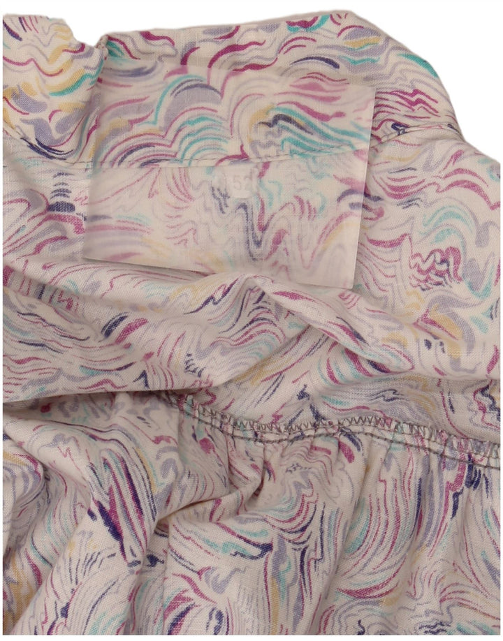 Vintage damska sukienka koszulowa w abstrakcyjny wzór IT 52 2XL wielobarwna