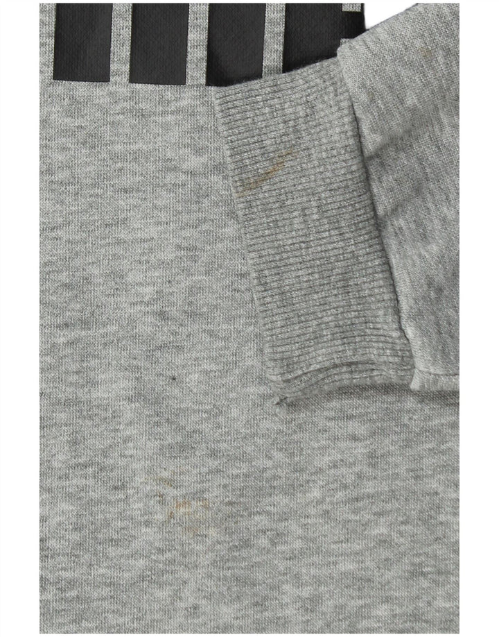 Chłopięca bluza z grafiką Puma, 15-16 lat, szara, nakrapiana