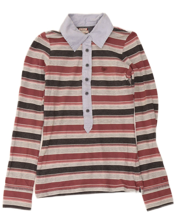 Damska koszulka polo do rugby Tommy Hilfiger z grafiką UK 6 XS, wielokolorowa