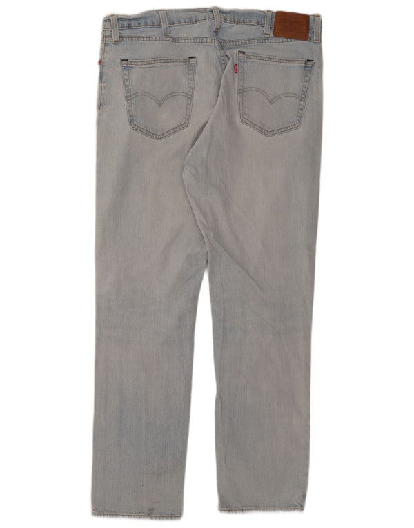 Męskie jeansy Levi's 511 w trudnej sytuacji W38 L32 Niebieska bawełna