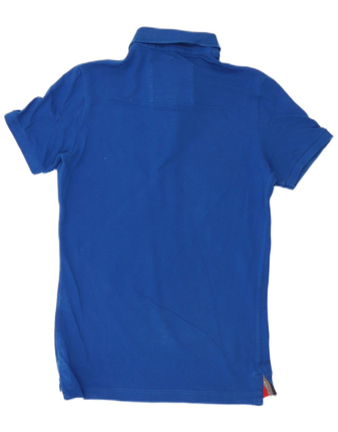 Męska koszulka polo Superdry, średnia niebieska, bawełniana