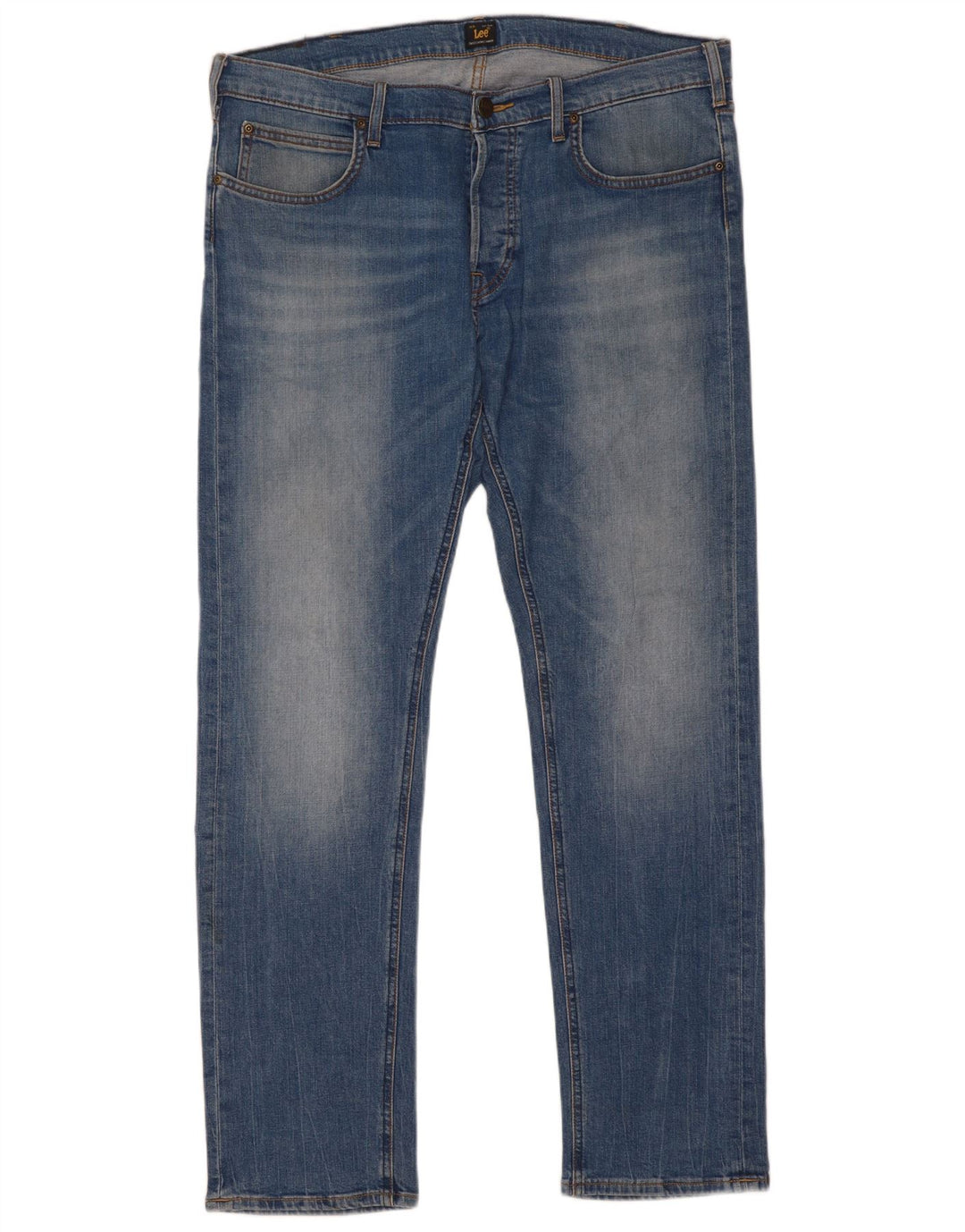 Męskie jeansy Lee Daren Slim W36 L32 Niebieskie bawełniane