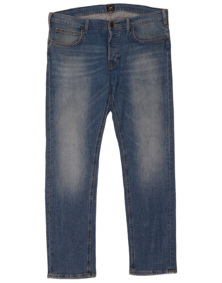 Męskie jeansy Lee Daren Slim W36 L32 Niebieskie bawełniane