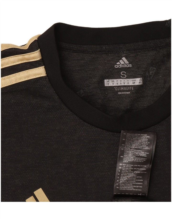 Męski T-shirt ADIDAS Climalite, mały, szary, poliester