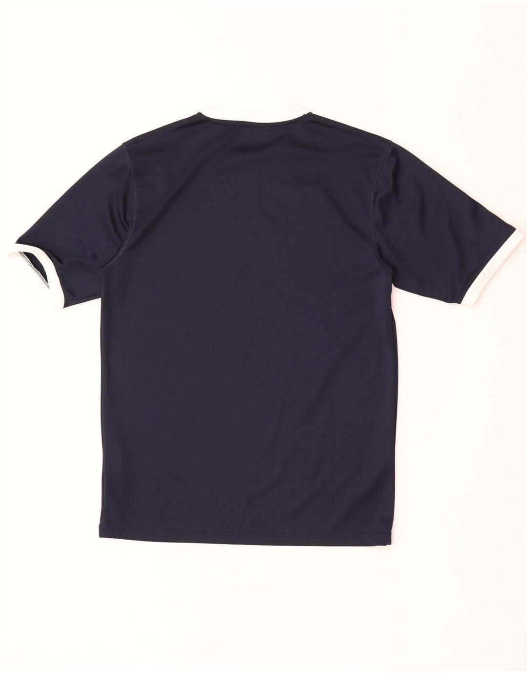 T-shirt męski Umbro, mały, granatowy, z blokami kolorów, poliester