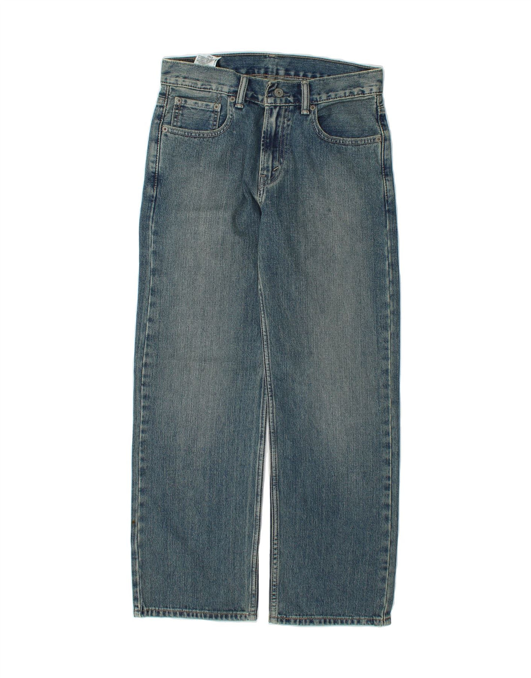LEVI'S Boys 550 Relaxed Fit Straight Jeans 13-14 Years W27 L27 Blue Cotton Vintage Levi's and Second-Hand Levi's from Messina Hembry 