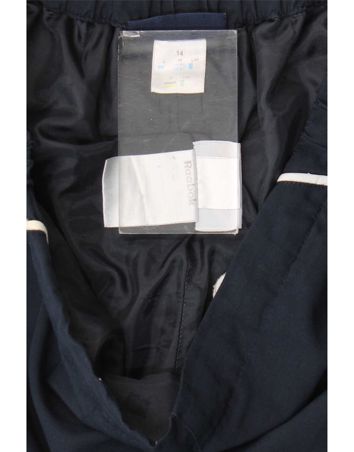 Damskie spodnie dresowe Reebok Capri UK 14 Średni granatowy poliester