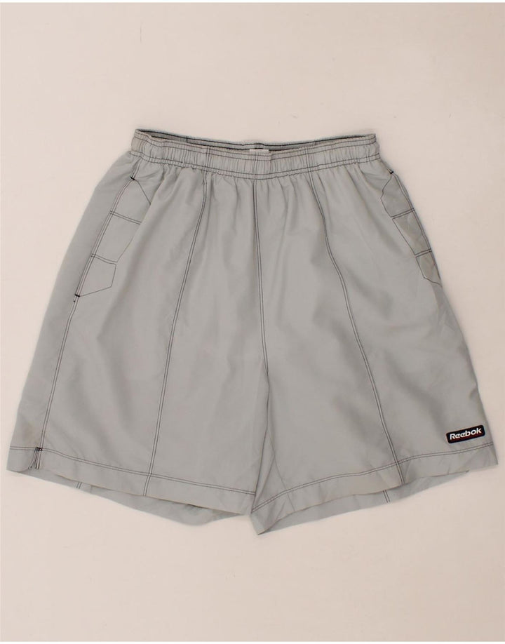 REEBOK Mens Sport Shorts Medium  Blue Polyester Vintage Reebok and Second-Hand Reebok from Messina Hembry 
