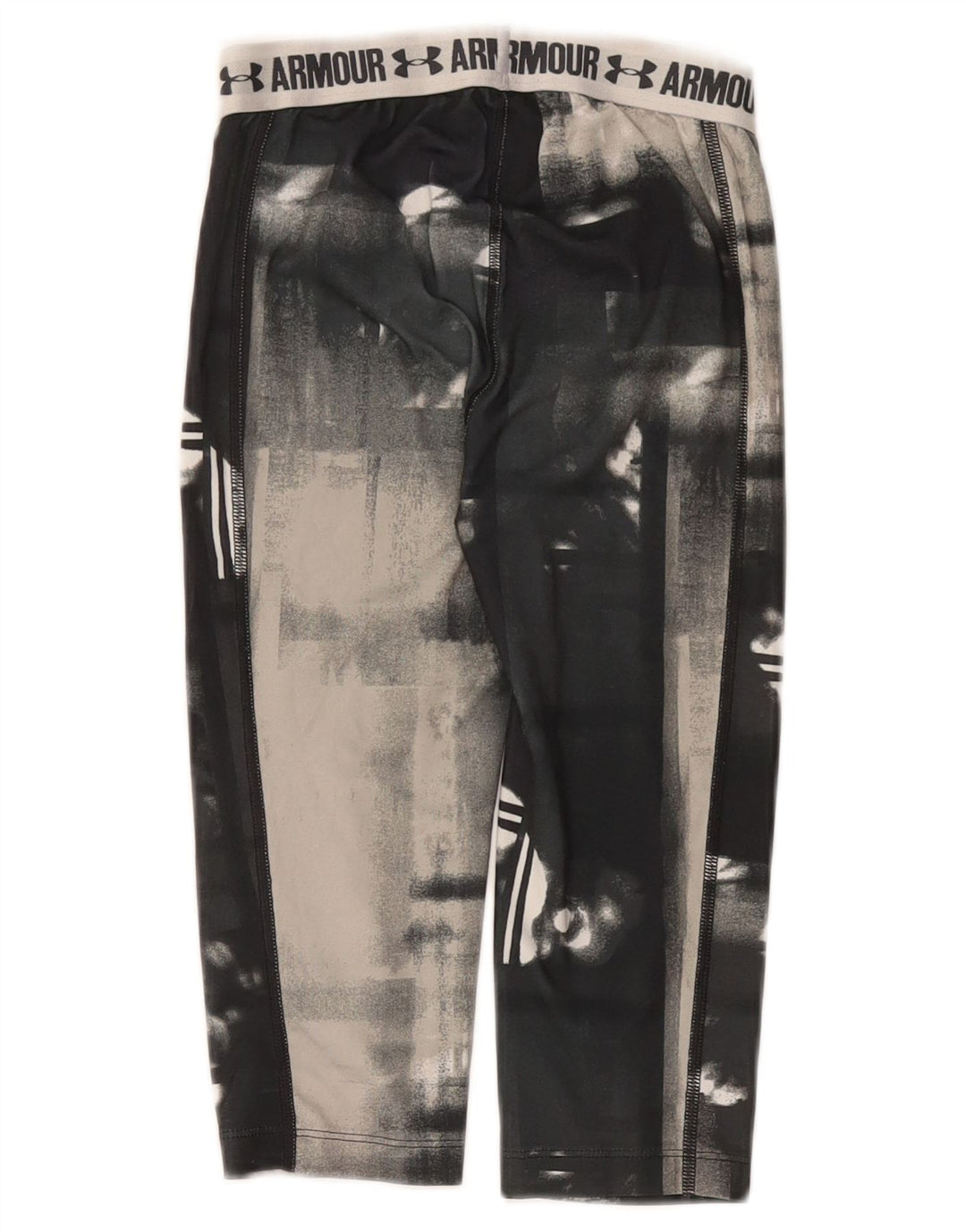 Dziewczęce legginsy Capri z grafiką UNDER ARMOUR w kolorze szarym, 7-8 lat