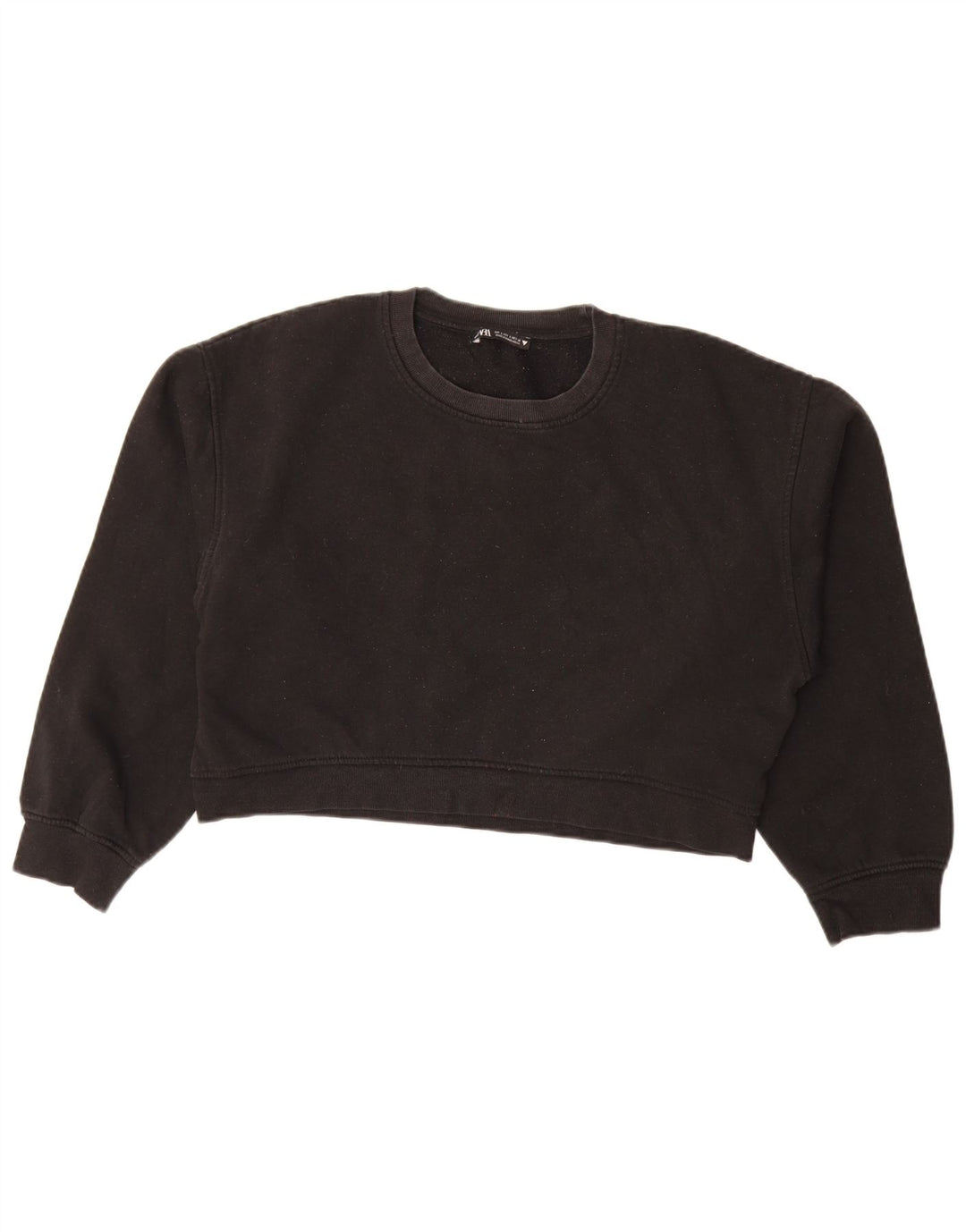 Damska bluza oversize Zara Crop UK 14, duża czarna