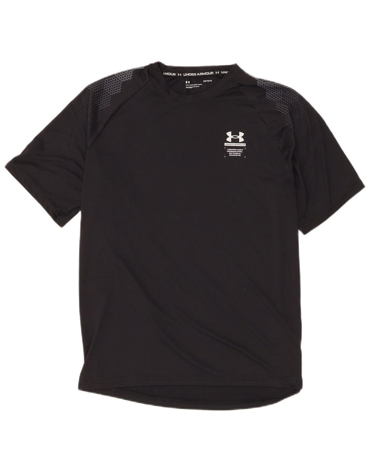 Under Armour Męski T-shirt Top Duży Czarny Poliester