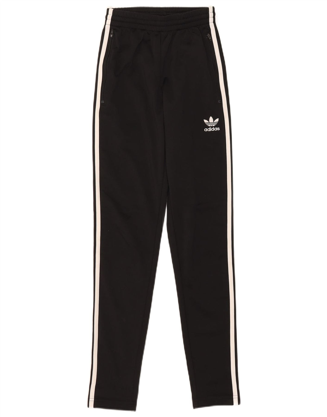 Damskie spodnie dresowe Adidas UK 4 XS, czarne, poliestrowe