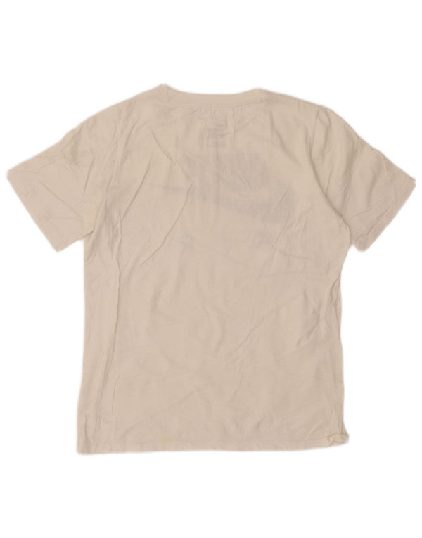 Chłopięcy T-shirt Nike o sportowym kroju z grafiką, 12-13 lat, duży, biały