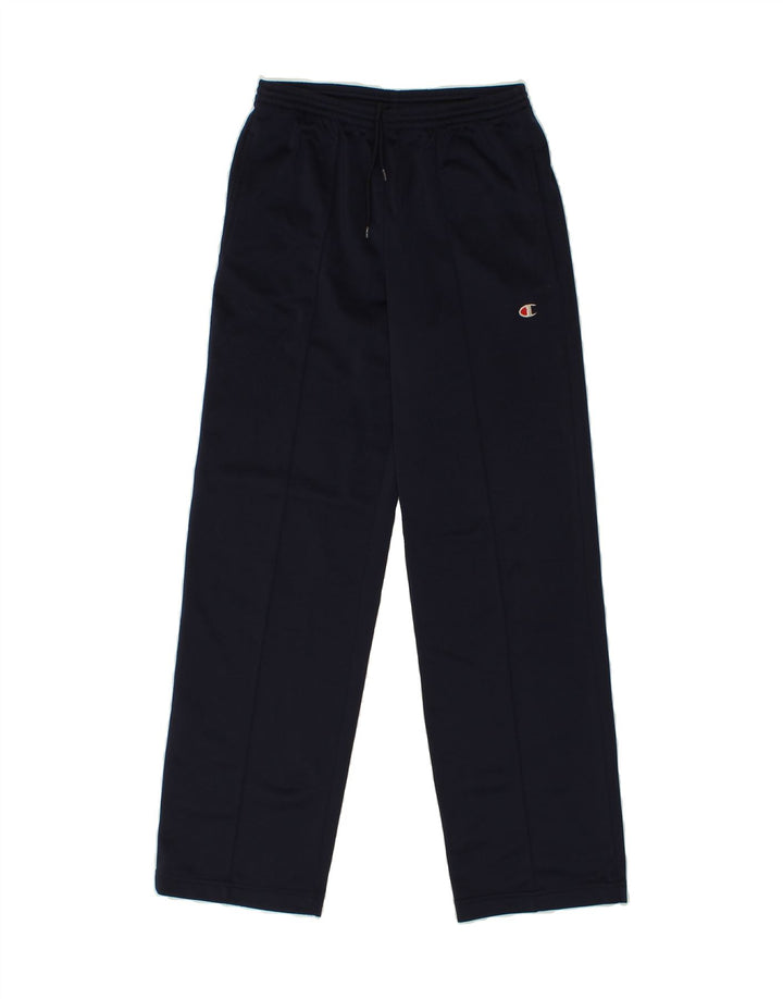 CHAMPION Boys Tracksuit Trousers 13-14 Years Navy Blue Polyester Vintage Champion and Second-Hand Champion from Messina Hembry 