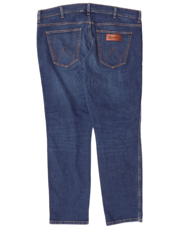 WRANGLER Męskie jeansy Larston Slim Tapered W38 L32 Niebieskie bawełniane