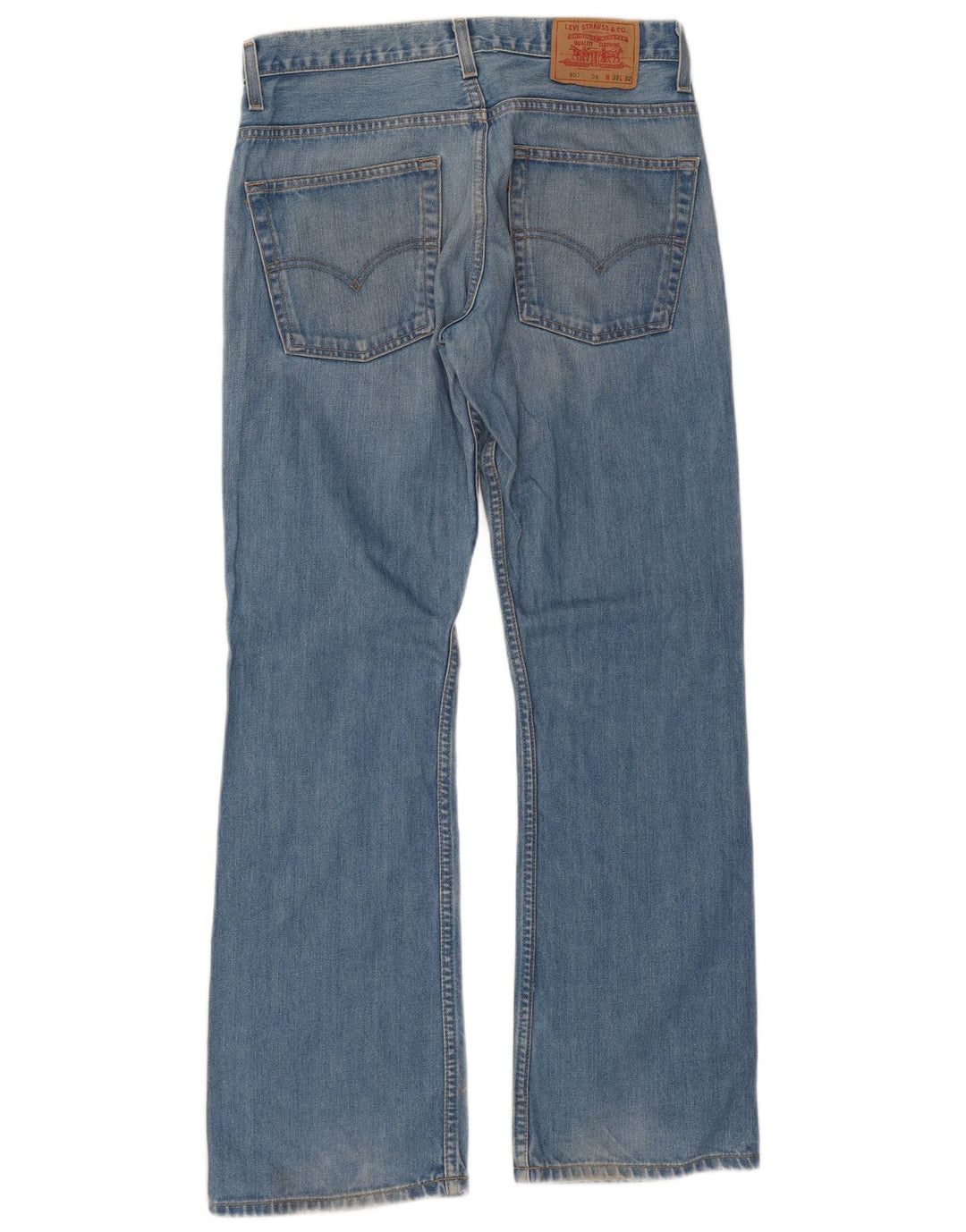 Męskie dżinsy Bootcut 507 LEVI'S W32 L32 Niebieska bawełna