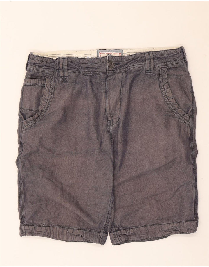 Męskie spodenki Chino Fat Face W34, duże, szare, bawełniane