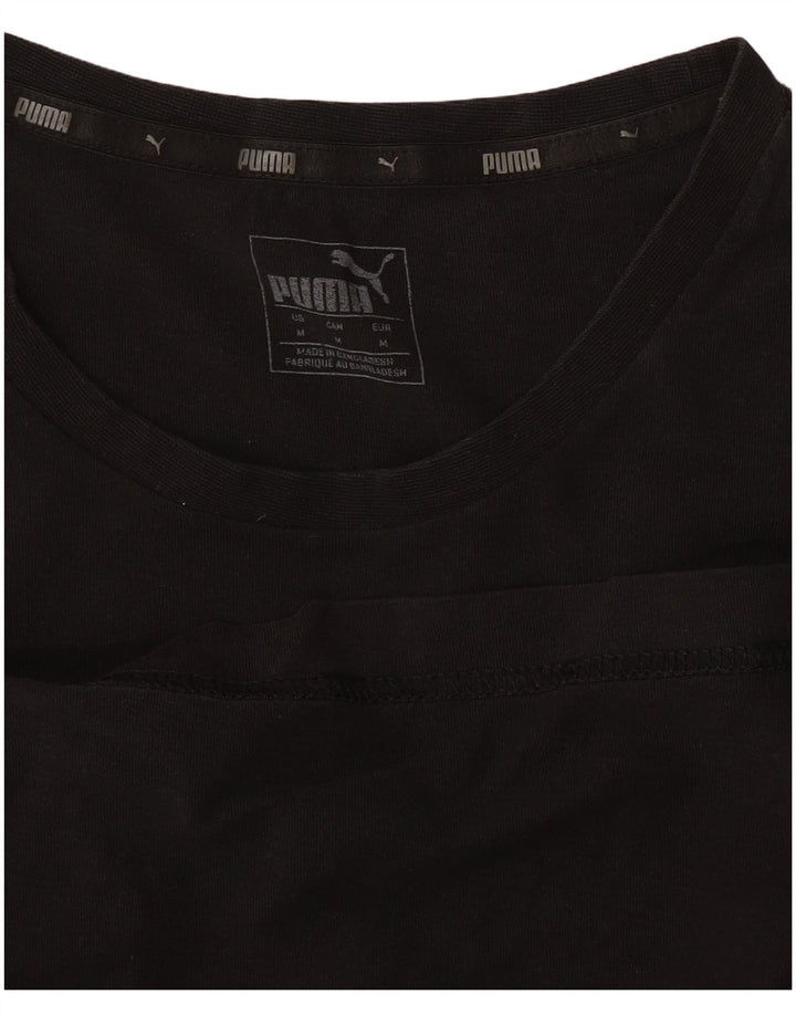 Męska koszulka T-shirt Puma, średnia czarna