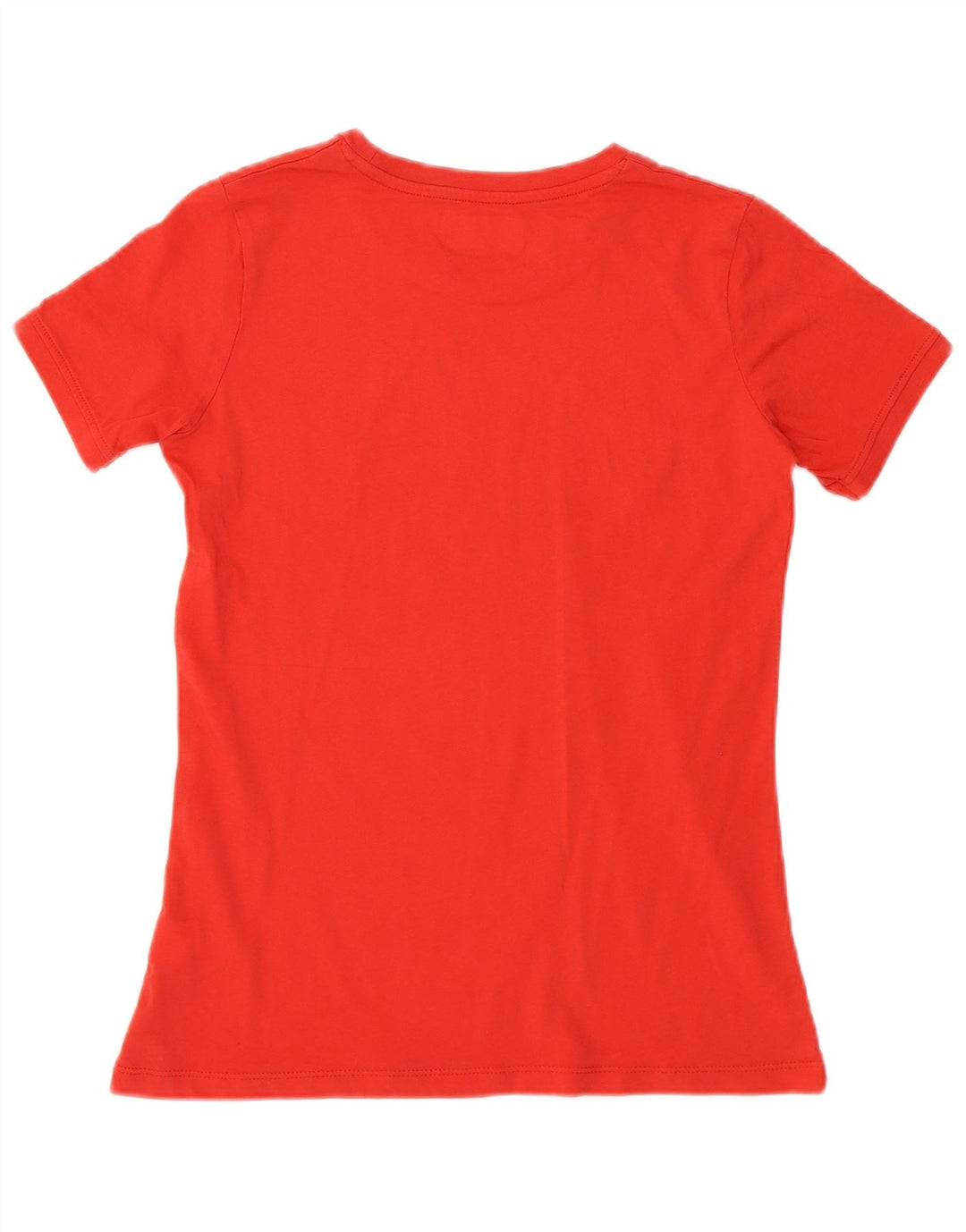 KAPPA Womens Graphic T-Shirt Top UK 12 Medium Red Cotton